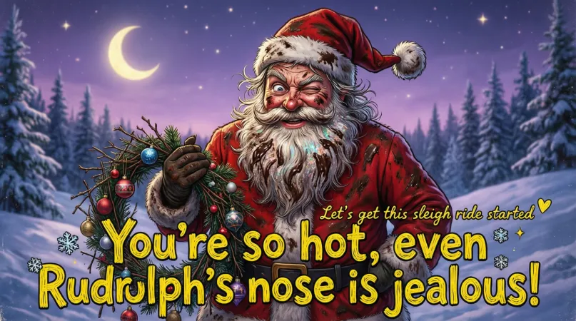 Funny Dirty Christmas Pickup Lines