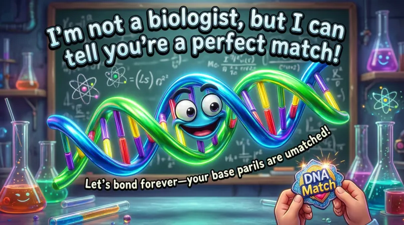 Funny Dirty DNA Pickup Lines