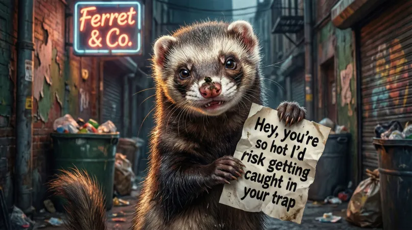 Funny Dirty Ferret Pickup Lines