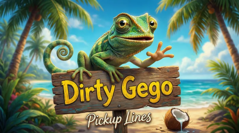 Funny Dirty Gecko Pickup Lines