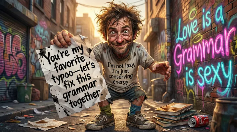 Funny Dirty Grammar Pickup Lines