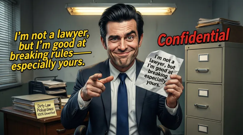 Funny Dirty Law Pickup Lines