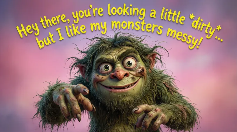 Funny Dirty Monster Pickup Lines