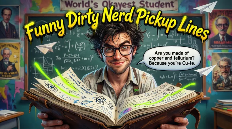 Funny Dirty Nerd Pickup Lines