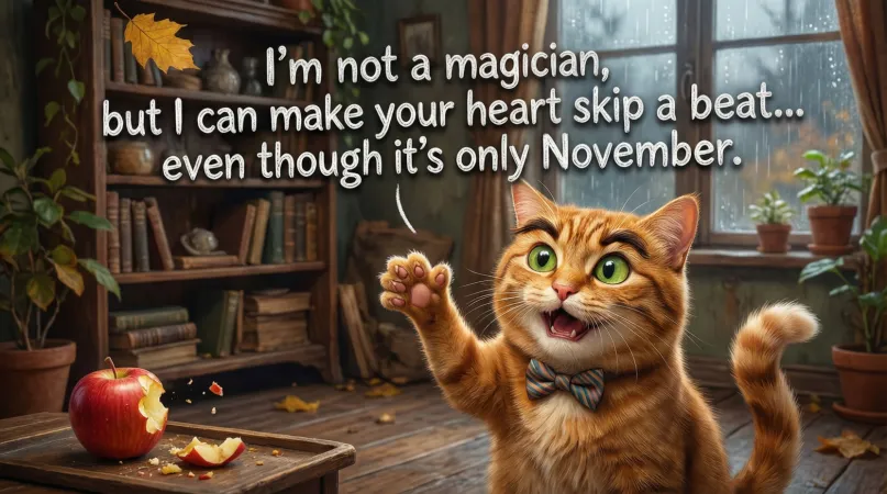 Funny Dirty November Pickup Lines