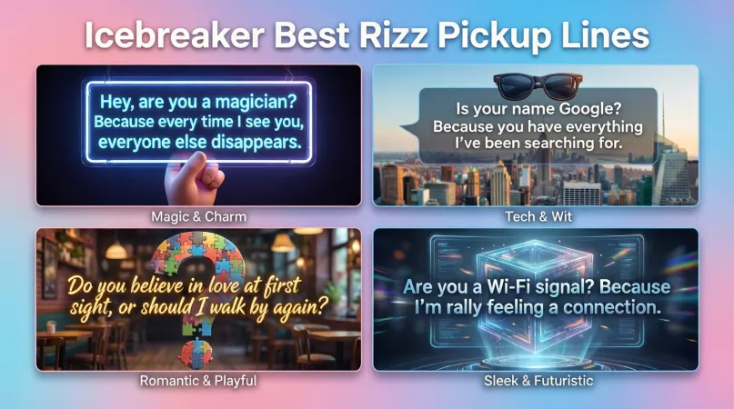 Icebreaker Best Rizz Pickup Lines