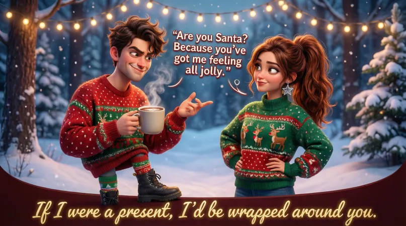 Icebreaker Christmas Pickup Lines