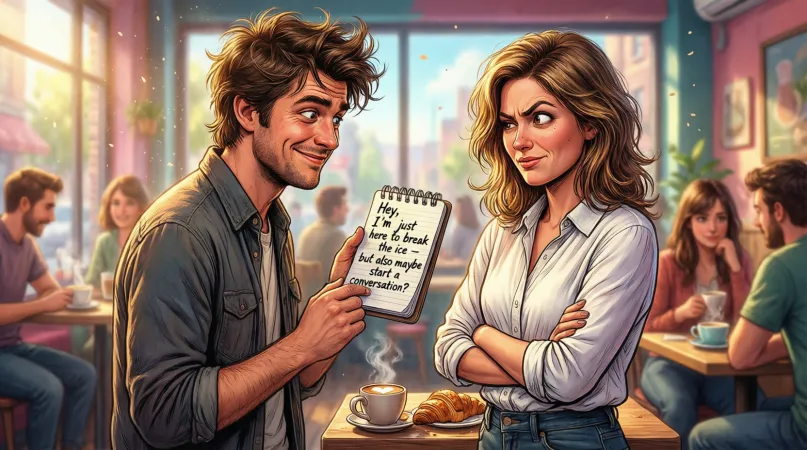 Icebreaker Classic Pickup Lines Familiarly