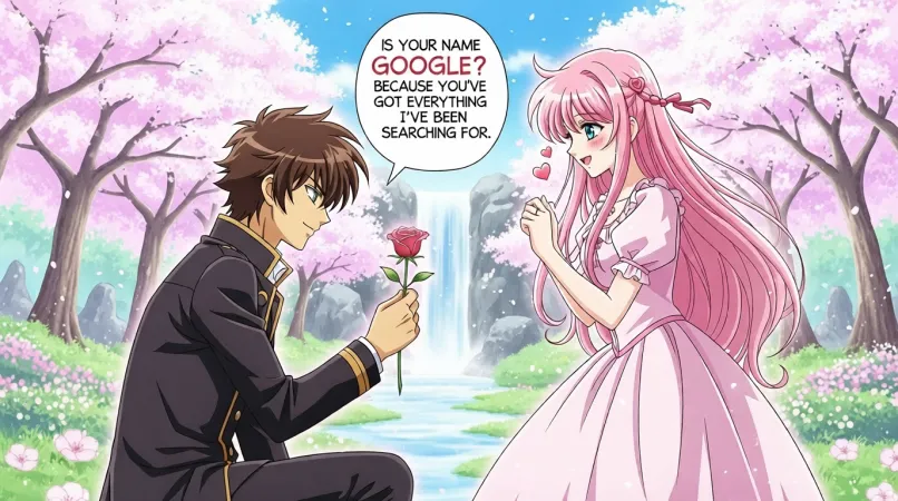Romantic Anime Pickup Lines