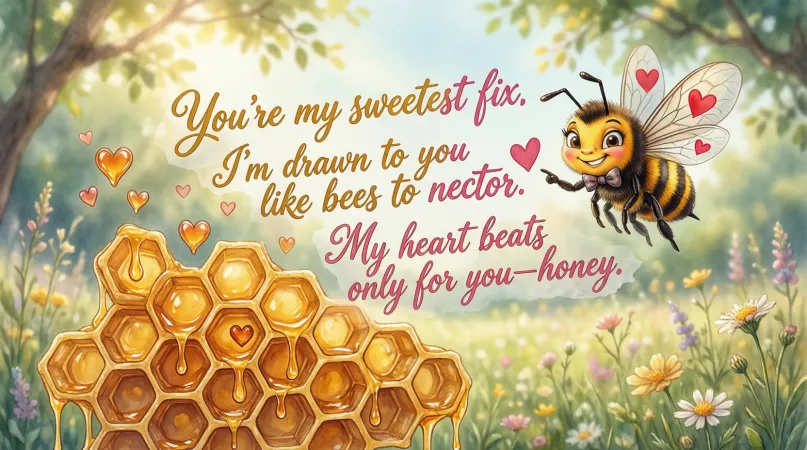 Romantic Honey Pickup Lines