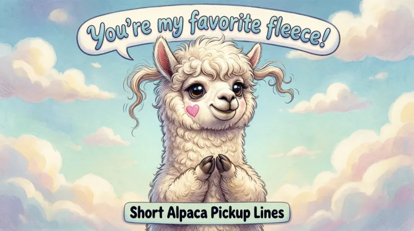 Short Alpaca Pickup Lines
