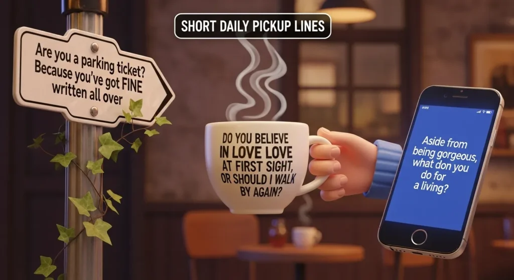 Short Daily Pickup Lines