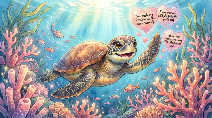 Sweet Coral Pickup Lines Full of Warmth