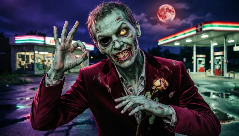 Amazing Zombie Pickup Lines