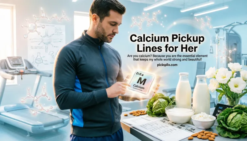 Calcium Pickup Lines for Her