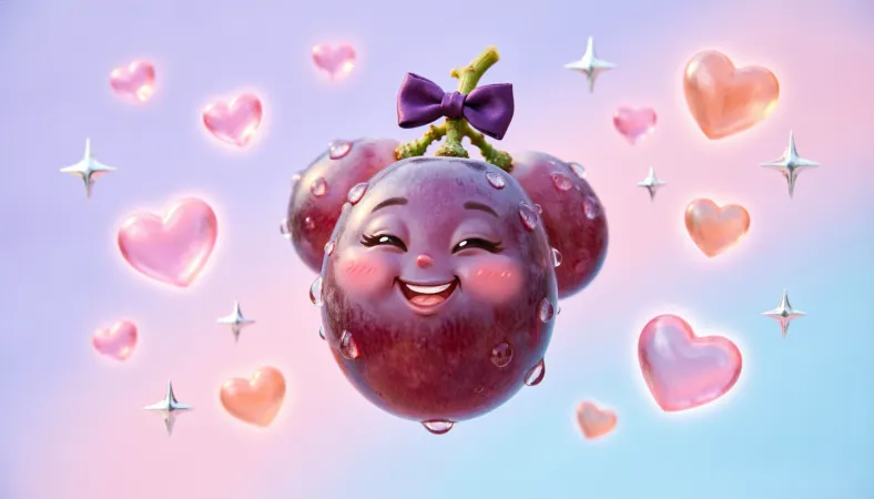 Cheesy Grape Pickup Line