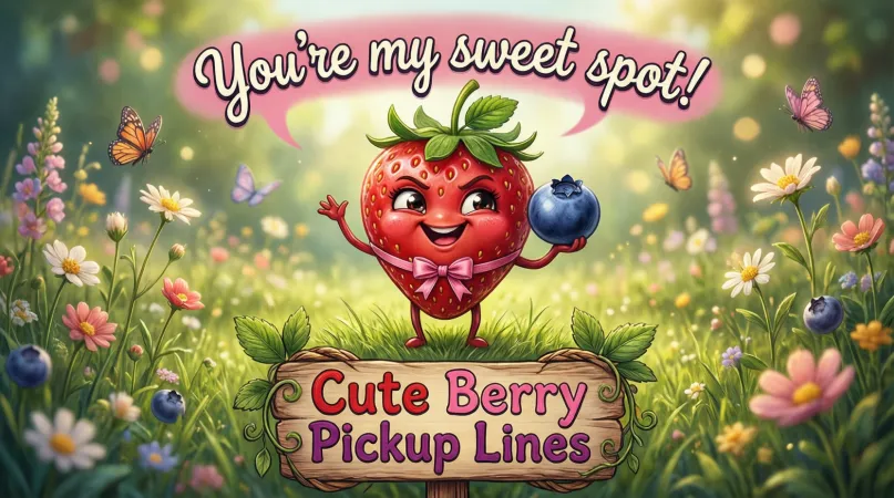 Cute Berry Pickup Lines