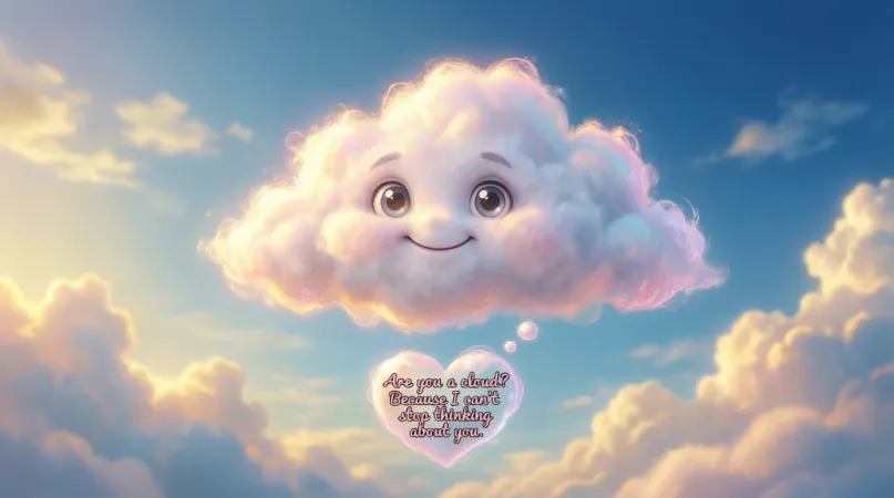 Cute Cloud Pickup Lines