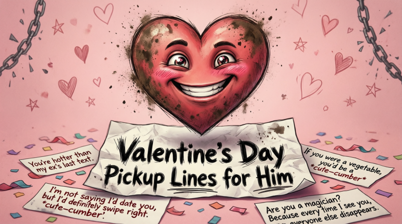 Cute Dirty Valentine Pick Up Lines for Him