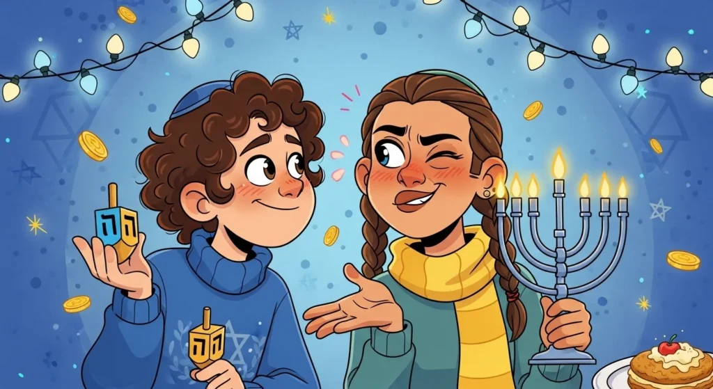 Festive Hanukkah Flirting Lines