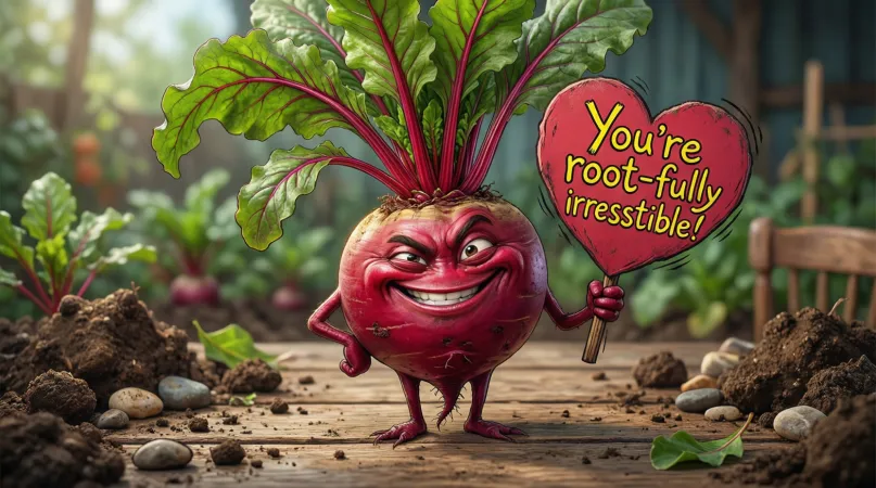 Funny Dirty Beet Pickup Lines