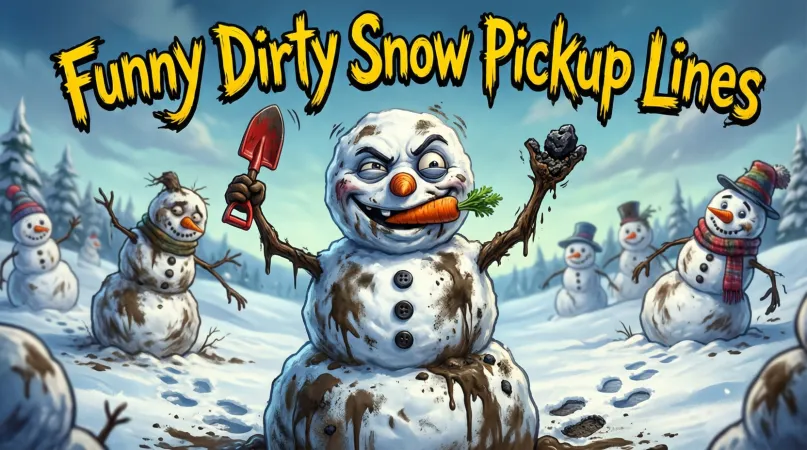 Funny Dirty Snow Pickup Lines