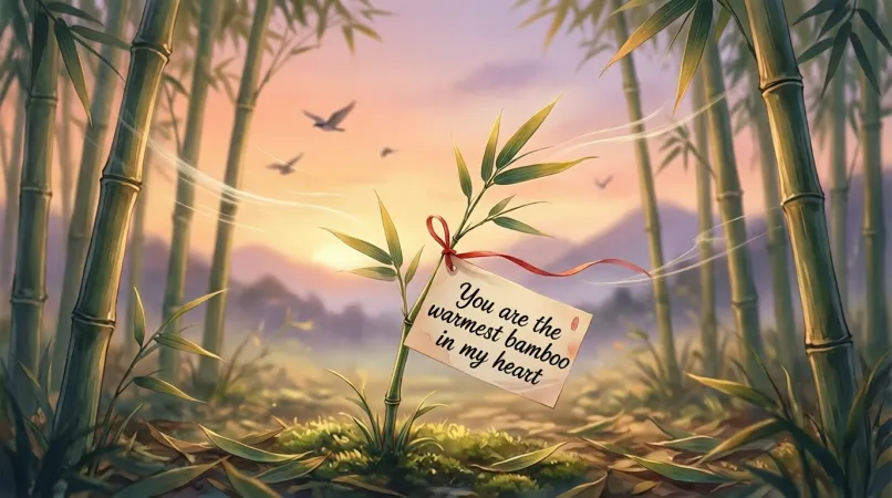 Romantic Bamboo Pickup Lines