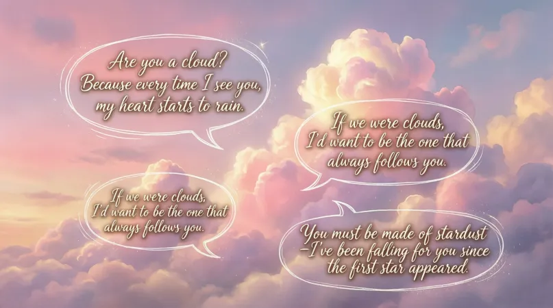 Romantic Cloud Pickup Lines
