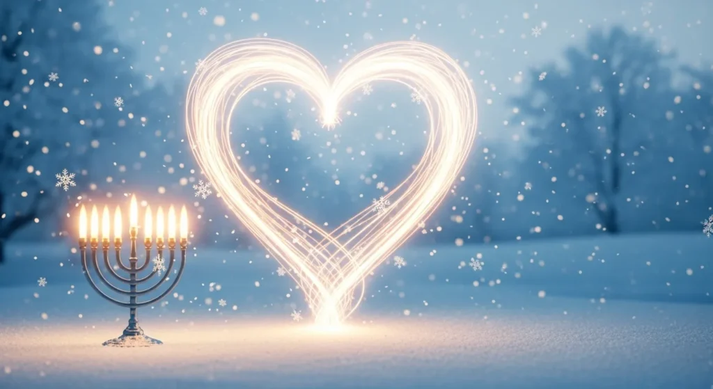 Winter Hanukkah Love Lines