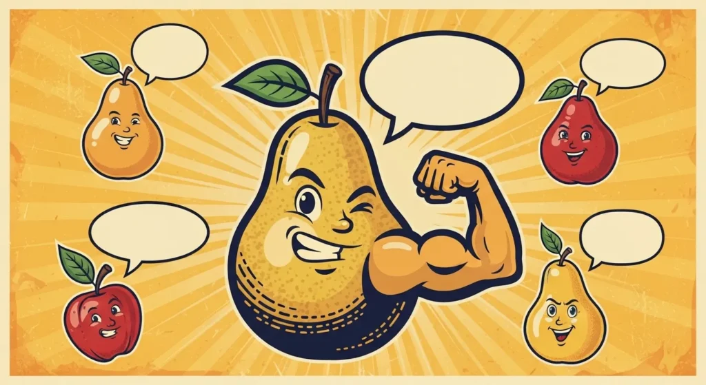 Bold Pear Pickup Lines