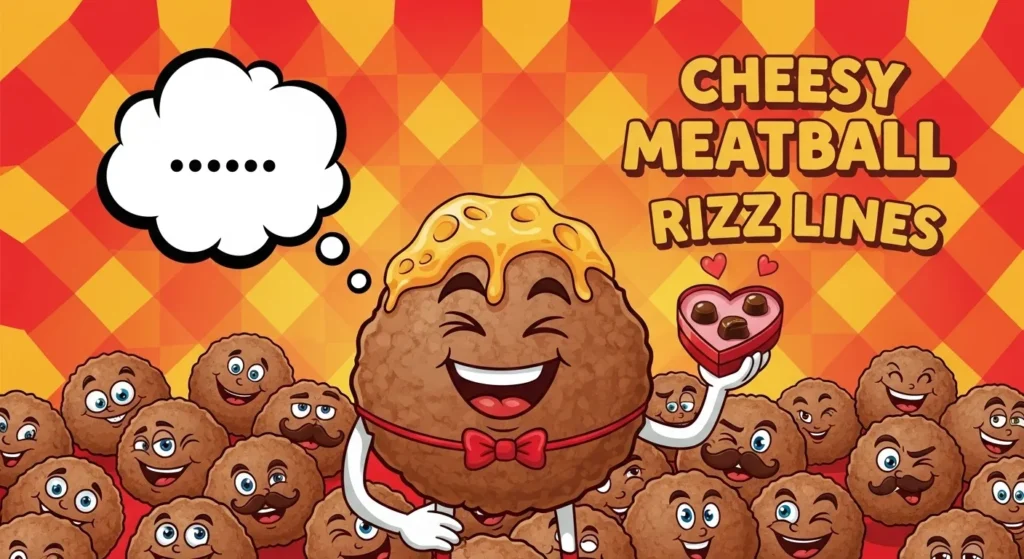 Cheesy Meatball Rizz Lines