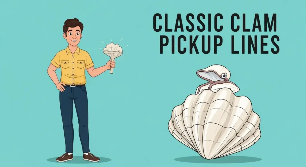 Classic Clam Pickup Lines