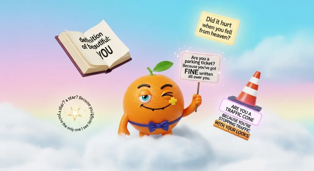 Cringe Orange Pickup Lines 