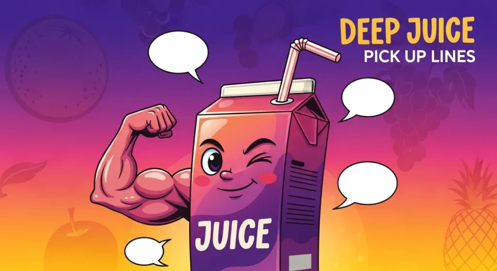 Deep Juice Pick Up Lines