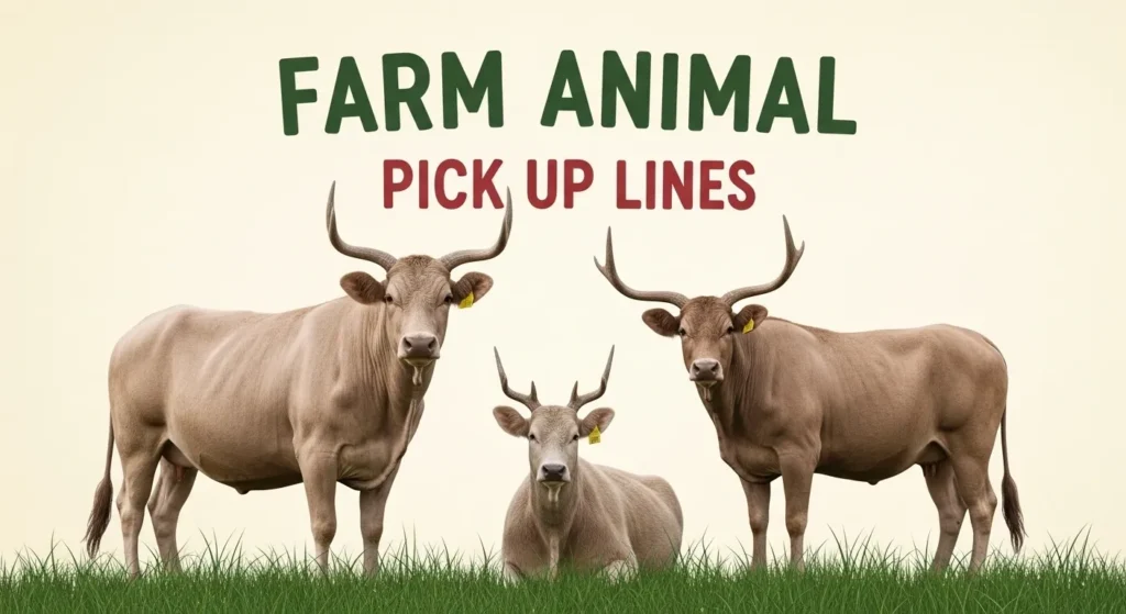 Farm Animal Pick Up Lines