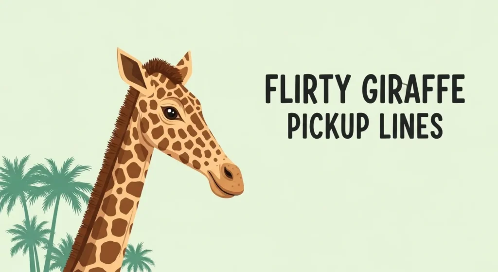 Flirty Giraffe Pickup Lines