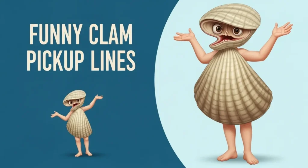 Funny Clam Pickup Lines