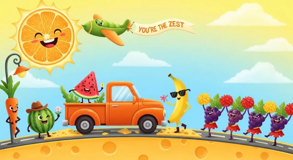 Funny Orange Pickup Lines