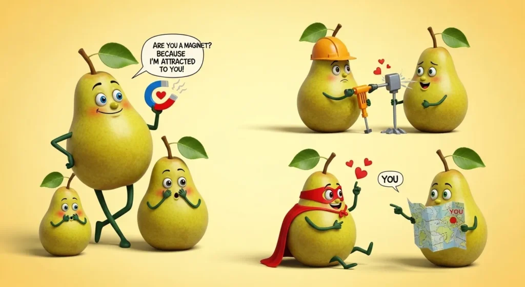 Funny Pear Pickup Lines