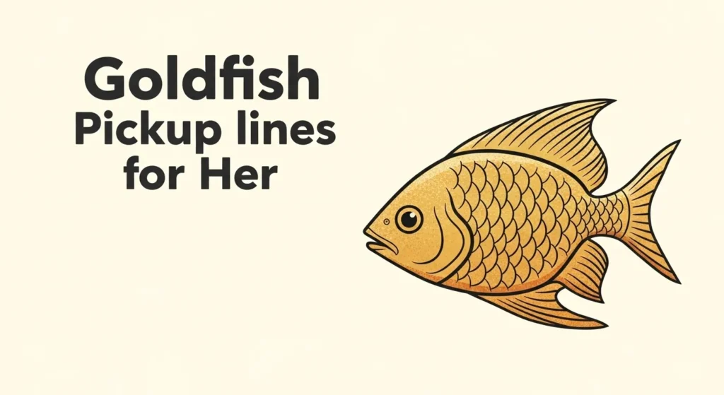 Goldfish Pickup lines for Her