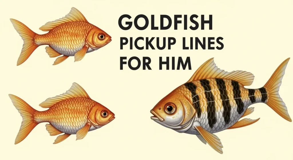 Goldfish Pickup lines for Him 