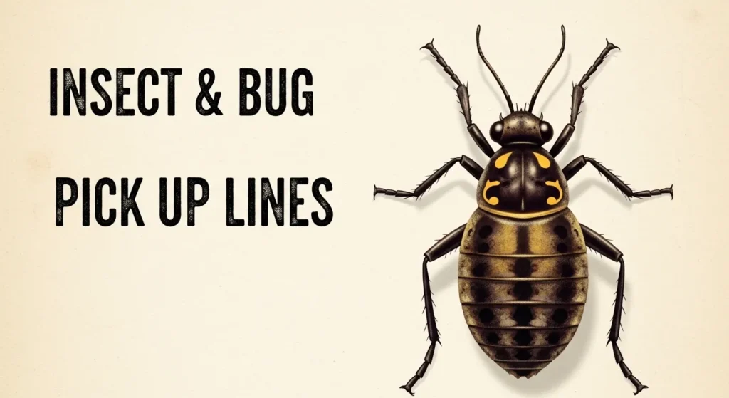 Insect & Bug Pick Up Lines