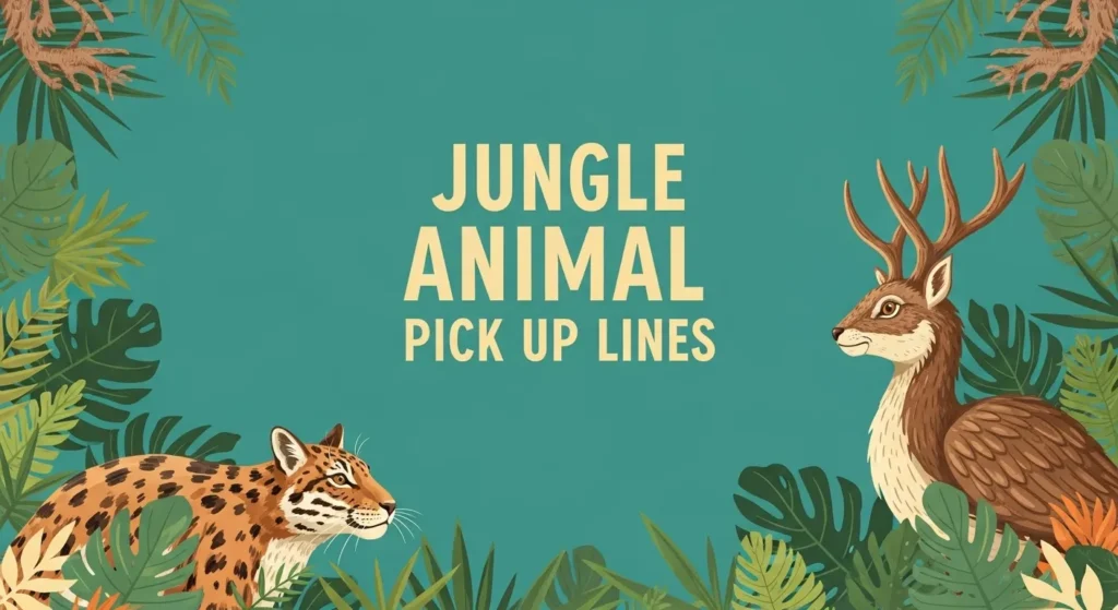 Jungle Animal Pick Up Lines 