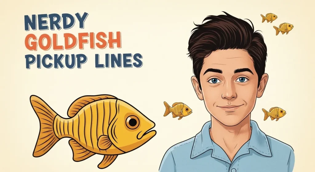 Nerdy Goldfish Pickup lines