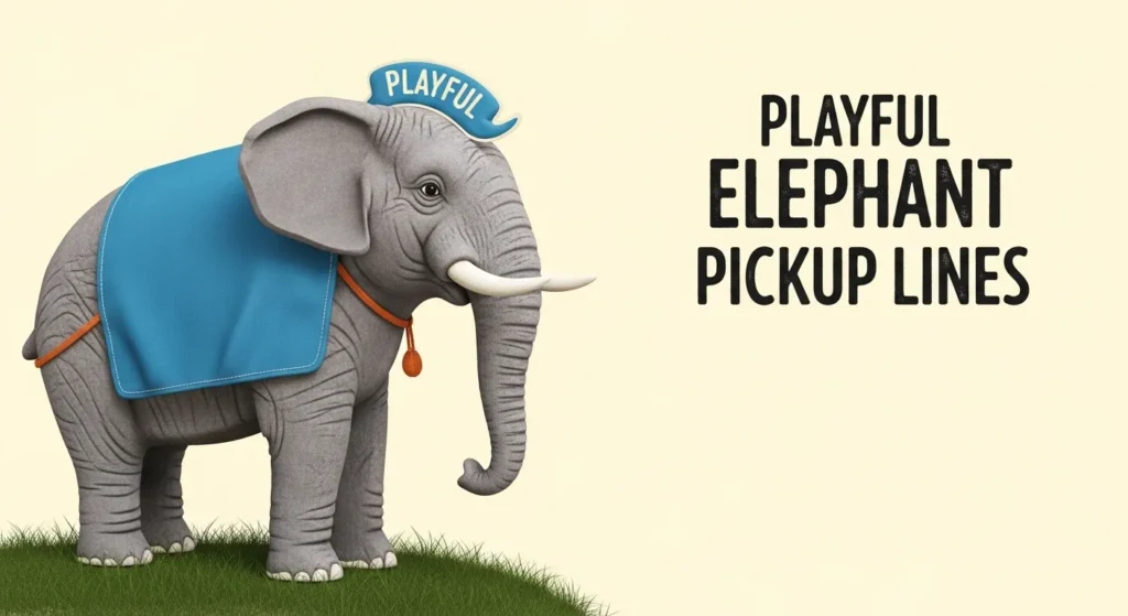 Playful Elephant Pickup Lines