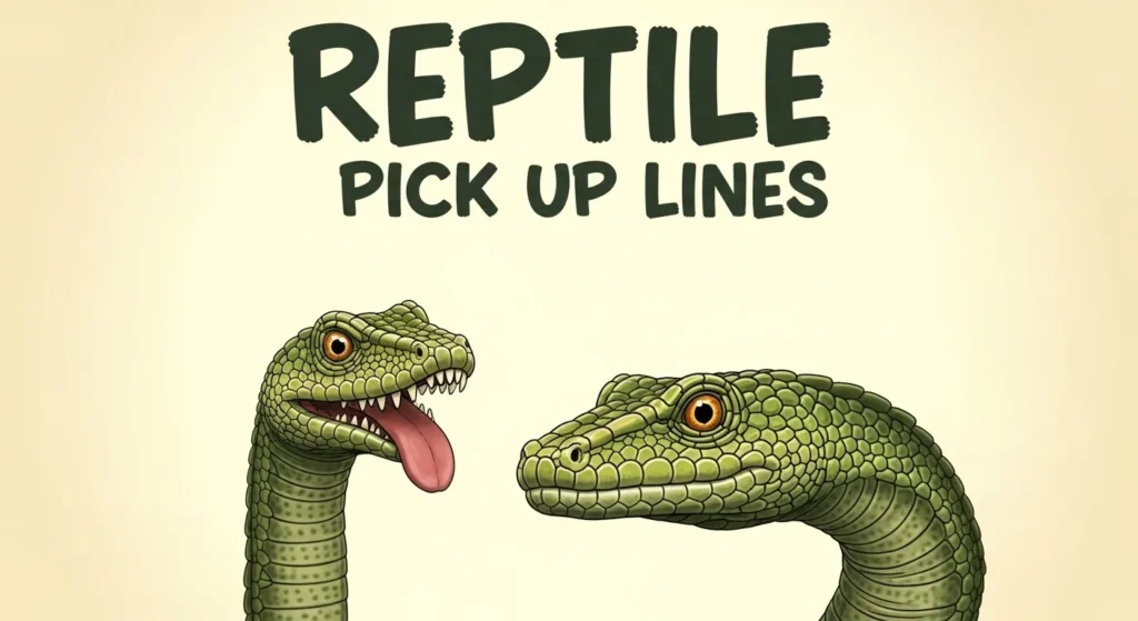 Reptile Pick Up Lines