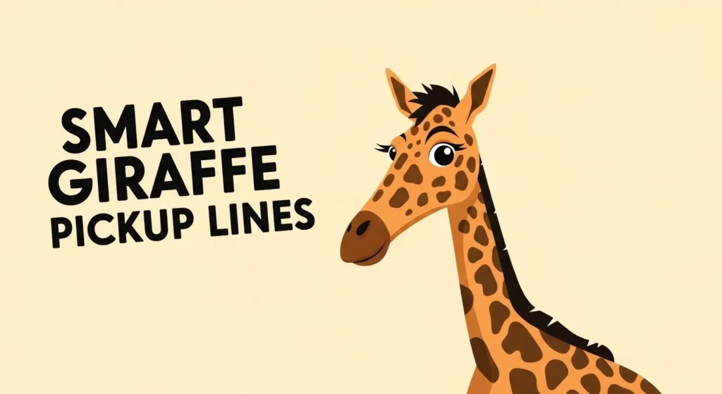 Smart Giraffe Pickup Lines
