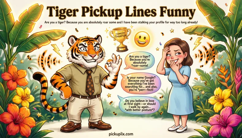Tiger Pickup Lines Funny