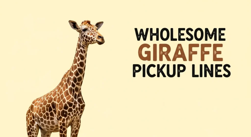 Wholesome Giraffe Pickup Lines