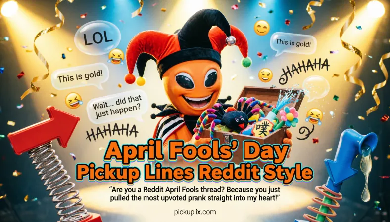 April Fools’ Day Pickup Lines Reddit Style